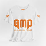 GMP "God Money Power" Graphic Tee — Bold Faith & Hustle Shirt