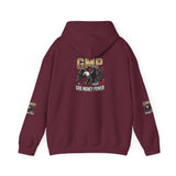 GMP Eagle Hoodie — "God Money Power" Patriotic Graphic Sweatshirt
