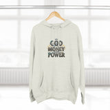 God Money Power Hoodie — Graphic Faith & Hustle Pullover