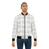 Monogram Pattern Bomber Jacket