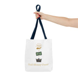 God • Money • Power Tote Bag — Faith-Inspired Money Crown Design