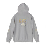 GMP Crest Hoodie — White Gold Logo Pullover