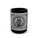 Black Mug — "God Money Power" Graphic Coffee Mug