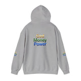 God Money Power Hoodie — Inspirational Rainbow Text Pullover