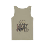 God Money Power Tank Top — GMP Inspirational Faith & Prosperity Sleeveless Tee
