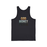 God Money Power Tank Top — Inspirational Faith & Wealth Graphic Tank