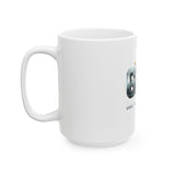 GMP Chrome Logo Mug — Good Money Power Ceramic Coffee Cup (11oz, 15oz)