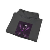 Angel Of Death Hoodie — Purple Gothic Angel Graphic Sweatshirt