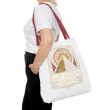 Tote Bag — 'God Money & Power' Pyramid Graphic Tote