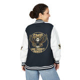 Letterman Jacket — GMP God Money Power Eagle Retro Varsity Jacket