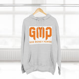 GMP "God Money Power" Hoodie — Bold Orange Streetwear Fleece