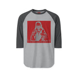 God Is Never Power Raglan Shirt