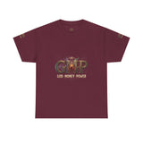 GMP "God Manly Power" Graphic Tee — Bold Logo Cotton Shirt