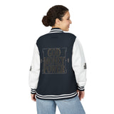 God Money Power Letterman Jacket