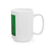 God Money Power Ceramic Mug – Funny Religious Satire Coffee Cup (11oz, 15oz)