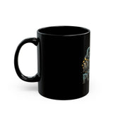 God Money Power Black Mug — Inspirational Faith & Prosperity Coffee Cup