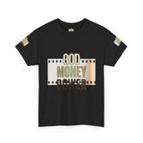God Money Power Graphic Tee