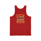 GMP God Money Power Graphic Tank Top — Bold Retro Typography Summer Tank