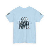 God Money Power T-Shirt — Bold Faith & Hustle Graphic Tee