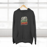 God Money Power Hoodie — Retro Bold Graphic Pullover