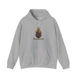 Hoodie — 'God Money Power' Buddha Graphic Pullover