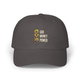 Dad Cap — Gold Leopard "GWP: Good Weekend Planner" Embroidered Baseball Hat