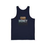 God Money Power Tank Top — Inspirational Faith & Wealth Graphic Tank