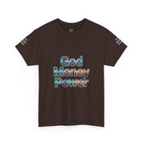 Graphic Tee — "God Money Power" Spiritual Streetwear T-Shirt