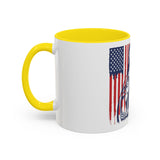 God, Money, Power Coffee Mug — Patriotic Street Art Accent Mug (11/15oz)