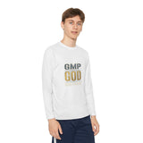 Youth Long Sleeve Tee — GMP GOD Money Power Graphic