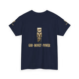 God · Money · Power Tee — GMP Gold Block Logo T-Shirt