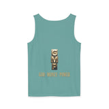 GMP Tank Top — God • Money • Power Gold Block Graphic