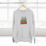 God Money Power Hoodie — Retro Bold Graphic Pullover