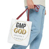 GMP God Tote Bag - 'GOD' Gold Emblem Canvas Tote