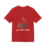 God Money Power Tee — Faith & Prosperity Graphic T-Shirt