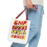 Tote Bag — GMP: God Money Power Bold Graphic Tote