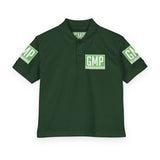 Youth Polo Shirt — GMP Green Logo Short-Sleeve Jersey