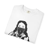 T-Shirt — 'God Money Power' Graphic Tee (Bandana Madonna Front)