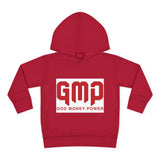 Toddler Hoodie — 'GMP' God Money Power Red Logo Pullover