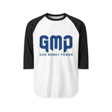GMP God Money Power Raglan Shirt — Baseball Tee with Bold Logo