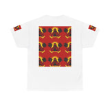 Surf Saint T‑Shirt — Vintage Palm Beach Vibes ("Our Savior Protects" Banner)