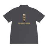 God•Money•Power Polo Shirt — Men’s Athletic Performance Polo