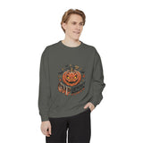 Pumpkin Jack-O'-Lantern Sweatshirt — "GMP God Money Power" Vintage Halloween Crewneck