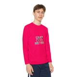 Youth Long Sleeve Tee — 'GMP GOD Money Power' Graphic