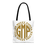 God Money Power Tote Bag — GMP Gold Logo Canvas Tote