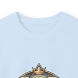 God Money Power Long Sleeve Tee — Vintage Crest Graphic