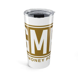 20oz Stainless Tumbler — 'GM' Gold Money Power Logo Travel Mug