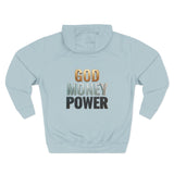 God Money Power Hoodie — Bold Religious & Motivational Graphic Pullover