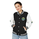 Letterman Jacket — "God Money Power" Varsity Bomber Jacket