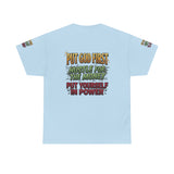 Inspirational Faith Tee — "Put God First, Hustle for the Money, Put Yourself in Power"